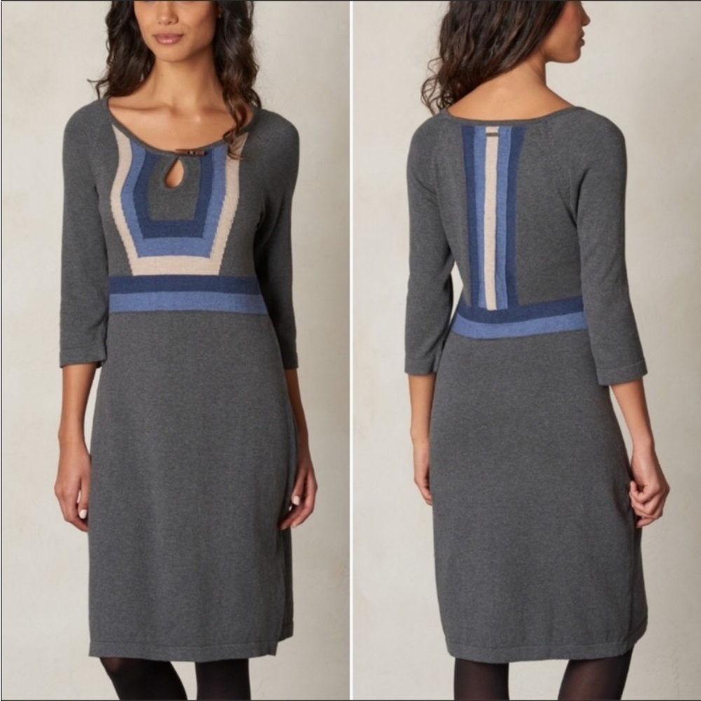 Prana Yarrah gray sweater dress